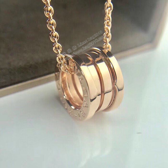 Bvlgari飾品 寶格麗B.ZERO1系列 彈簧項鏈 原版龍蝦扣原版鏈尾  zgbq3008